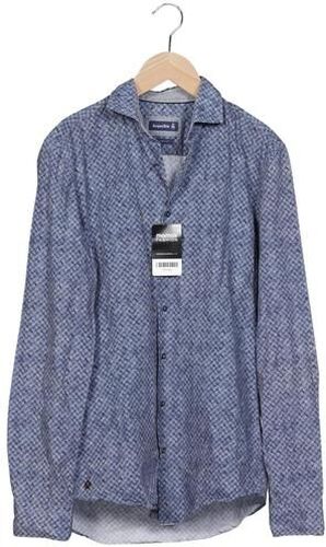 Herren Hemd, blau, Gr. 38, Baumwolle - Second Hand - Jacques Britt - Modalova