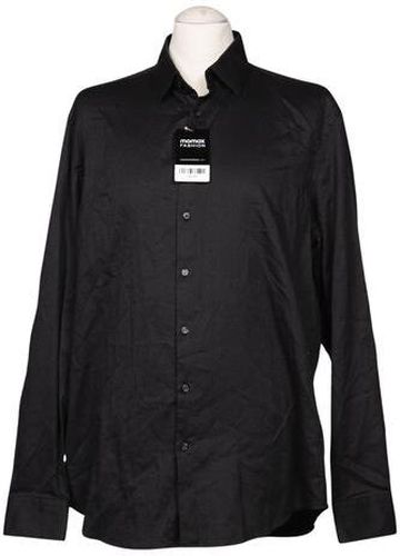 Herren Hemd, schwarz, Gr. 43, Baumwolle - Second Hand - Jake s - Modalova