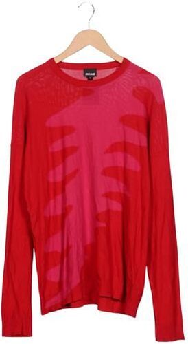 Herren Pullover, rot, Gr. XL, Baumwolle - Second Hand - Just cavalli - Modalova