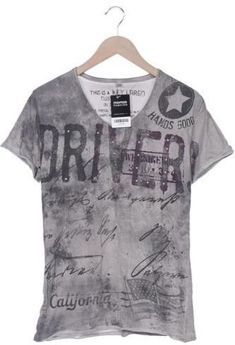Herren T-Shirt, grau, Gr. M, Baumwolle - Second Hand - Key largo - Modalova