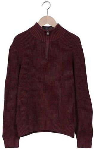 Herren Pullover, bordeaux, Gr. M, Baumwolle - Second Hand - Lands End - Modalova