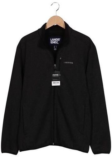 Herren Jacke, schwarz, Gr. M, Baumwolle, Synthetik - Second Hand - Lands End - Modalova