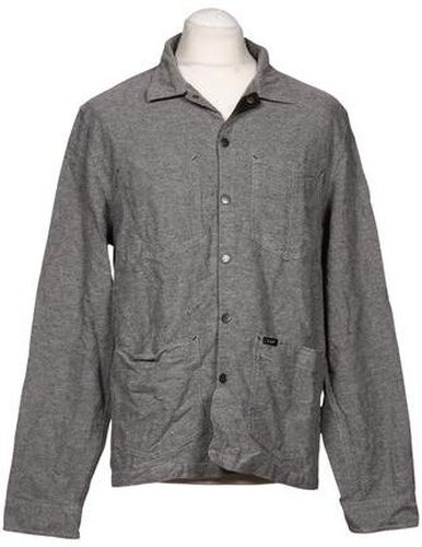 Herren Hemd, grau, Gr. L, Baumwolle - Second Hand - Lee - Modalova