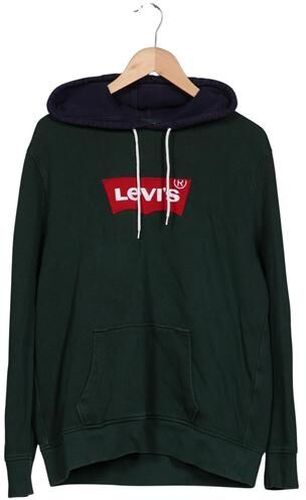 Herren Kapuzenpullover, grün, Gr. L, Baumwolle, Synthetik - Second Hand - Levis - Modalova