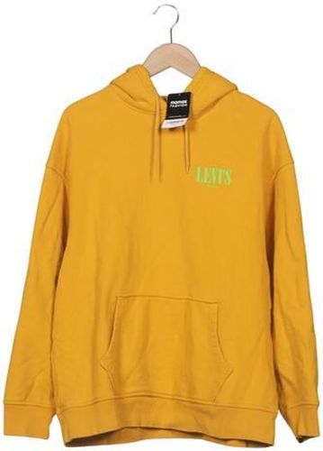 Herren Kapuzenpullover, gelb, Gr. L, Baumwolle - Second Hand - Levis - Modalova