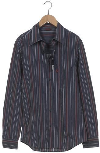 Herren Hemd, grau, Gr. M, Baumwolle, Synthetik - Second Hand - Levis - Modalova