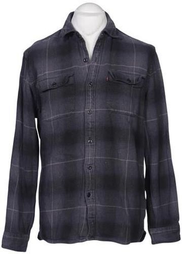 Herren Hemd, grau, Gr. L, Baumwolle - Second Hand - Levis - Modalova