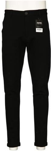Herren Stoffhose, schwarz, Gr. M, Elasthan, Baumwolle, Synthetik, Viskose - Second Hand - Lindbergh - Modalova