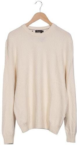 Herren Pullover, cremeweiß, Gr. EU 52, Baumwolle, Synthetik, Wolle - Second Hand - MAERZ - Modalova
