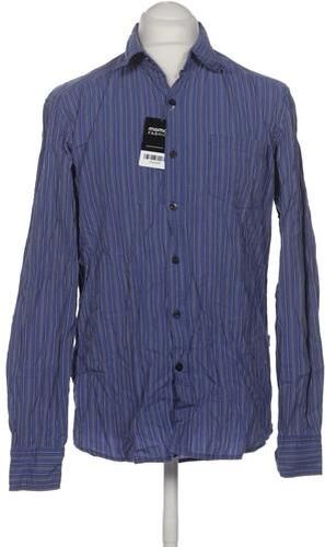 Herren Hemd, blau, Gr. L, Baumwolle - Second Hand - Mexx - Modalova