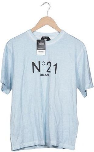 Herren T-Shirt, hellblau, Gr. M, Baumwolle - Second Hand - N21 - Modalova