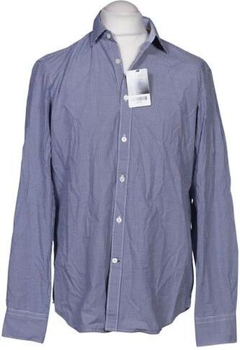 Herren Hemd, blau, Gr. L, Baumwolle - Second Hand - Napapijri - Modalova