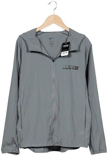 Herren Jacke, grau, Gr. L, Synthetik - Second Hand - Nike - Modalova
