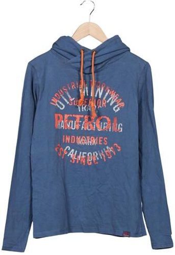 Herren Kapuzenpullover, blau, Gr. S, Baumwolle - Second Hand - Petrol industries - Modalova