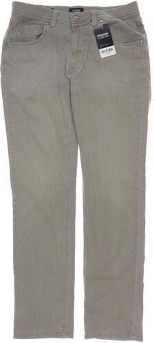Herren Jeans, beige, Gr. W33 L32, Elasthan, Baumwolle, Synthetik, Viskose - Second Hand - Pioneer - Modalova
