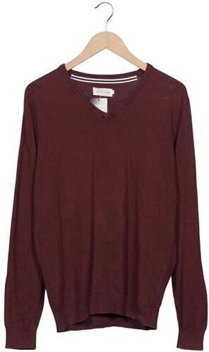 Herren Pullover, bordeaux, Gr. L - Second Hand - Pier One - Modalova