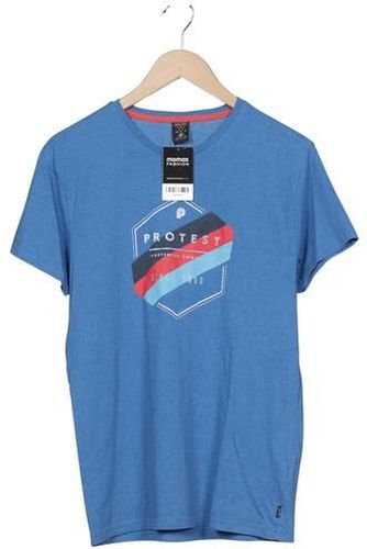 Herren T-Shirt, blau, Gr. M, Baumwolle, Synthetik - Second Hand - Protest - Modalova