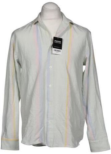 Herren Hemd, hellgrün, Gr. S, Baumwolle, Synthetik, Viskose - Second Hand - Pull & Bear - Modalova