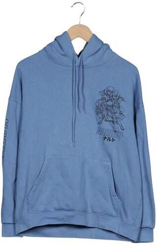 Herren Kapuzenpullover, hellblau, Gr. M, Elasthan, Baumwolle, Synthetik - Second Hand - Pull & Bear - Modalova