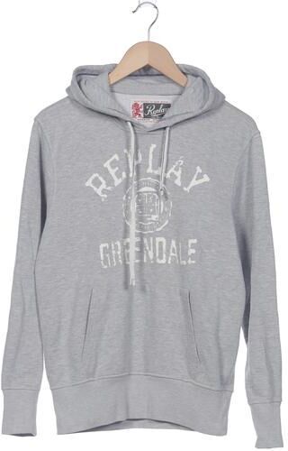 Herren Kapuzenpullover, grau, Gr. M - Second Hand - Replay - Modalova