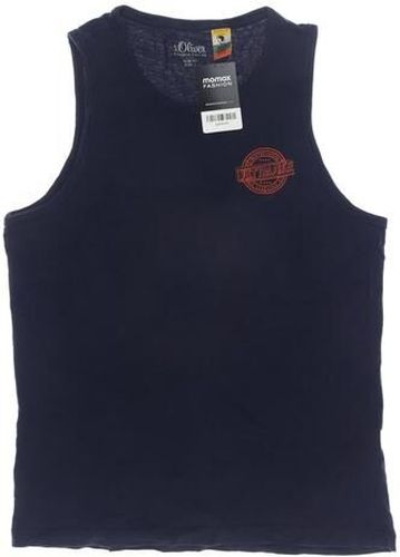 Herren T-Shirt, marineblau, Gr. L, Baumwolle - Second Hand - S. Oliver - Modalova