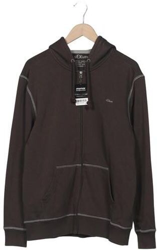 Herren Kapuzenpullover, braun, Gr. XL, Baumwolle, Synthetik - Second Hand - S. Oliver - Modalova