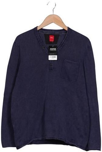 Herren Pullover, marineblau, Gr. L, Baumwolle - Second Hand - S. Oliver - Modalova