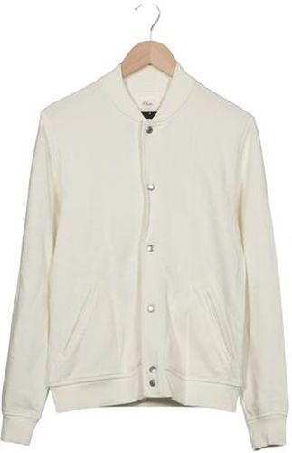 Herren Jacke, cremeweiß, Gr. S, Elasthan, Baumwolle - Second Hand - S. Oliver - Modalova