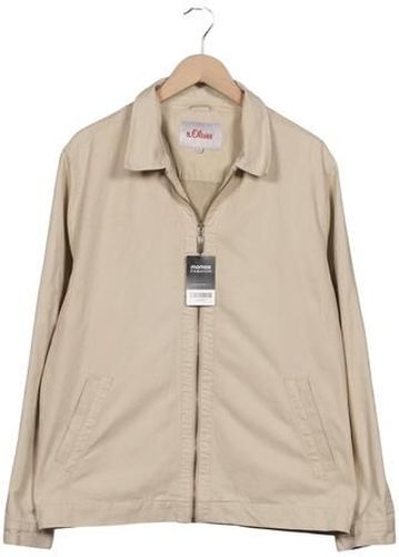 Herren Jacke, beige, Gr. XL, Baumwolle, Synthetik - Second Hand - S. Oliver - Modalova