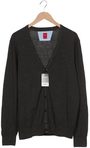 Herren Strickjacke, grau, Gr. XL, Baumwolle - Second Hand - S. Oliver - Modalova