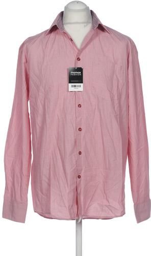 Herren Hemd, pink, Gr. 42, Baumwolle - Second Hand - Seidensticker - Modalova