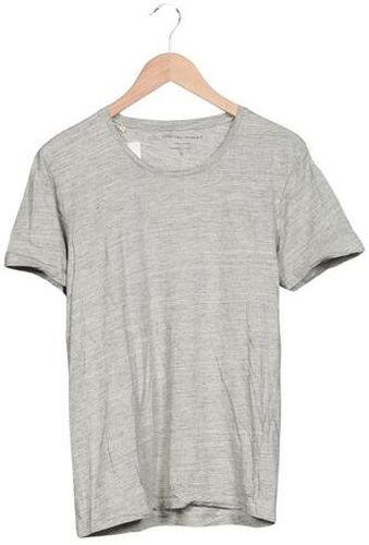 Herren T-Shirt, grau, Gr. L, Baumwolle, Viskose - Second Hand - Selected - Modalova