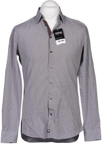 Herren Hemd, grau, Gr. 40 - Second Hand - Strellson - Modalova
