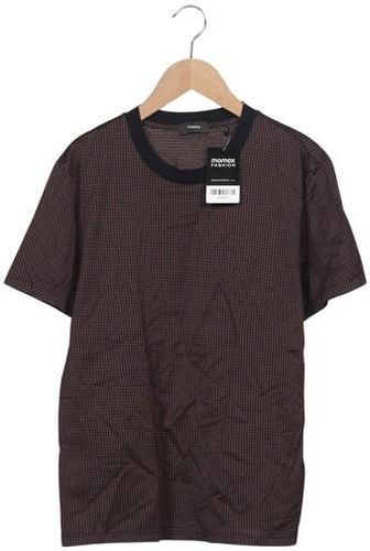 Herren T-Shirt, braun, Gr. S, Baumwolle - Second Hand - Theory - Modalova