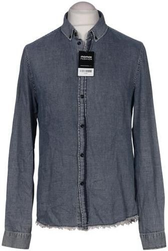 Herren Hemd, blau, Gr. M, Baumwolle - Second Hand - tigha - Modalova