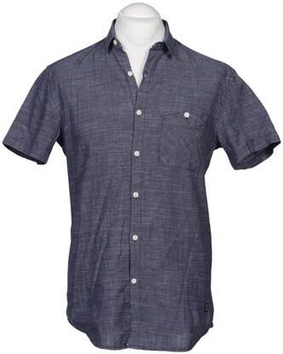 Herren Hemd, marineblau, Gr. M, Baumwolle - Second Hand - Tom Tailor Denim - Modalova