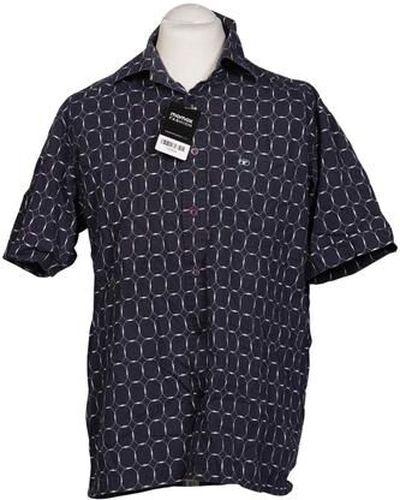 Herren Hemd, marineblau, Gr. XL, Baumwolle - Second Hand - Tom tailor - Modalova