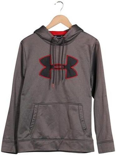 Herren Kapuzenpullover, grau, Gr. M, Synthetik - Second Hand - Under armour - Modalova
