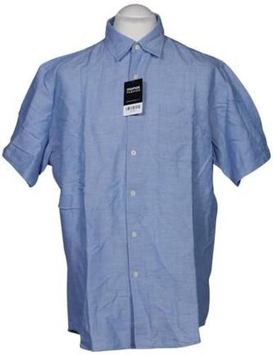 Herren Hemd, hellblau, Gr. XL, Baumwolle, Leinen - Second Hand - Uniqlo - Modalova