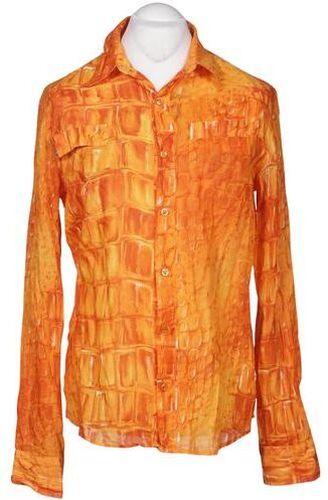 Herren Hemd, orange, Gr. XL, Baumwolle - Second Hand - Versace Jeans Couture - Modalova