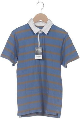 Herren Poloshirt, blau, Gr. M, Baumwolle - Second Hand - Zara - Modalova