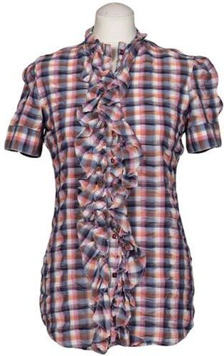 Damen Bluse, mehrfarbig, Gr. EU 36 (IT 42), Baumwolle - Second Hand - Aglini - Modalova