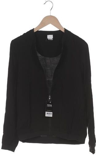 Damen Jacke, schwarz, Gr. EU 38, Elasthan, Synthetik, Viskose - Second Hand - Alba Moda - Modalova