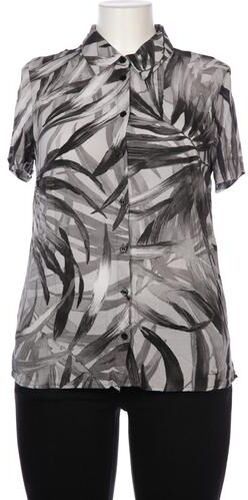 Damen Bluse, grau, Gr. EU 42, Viskose - Second Hand - Alba Moda - Modalova