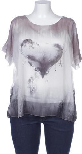 Damen Bluse, grau, Gr. L, Synthetik, Viskose - Second Hand - Alba Moda - Modalova