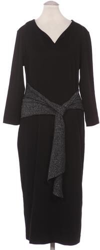 Damen Kleid, schwarz, Gr. EU 36, Elasthan, Synthetik, Viskose - Second Hand - Alba Moda - Modalova