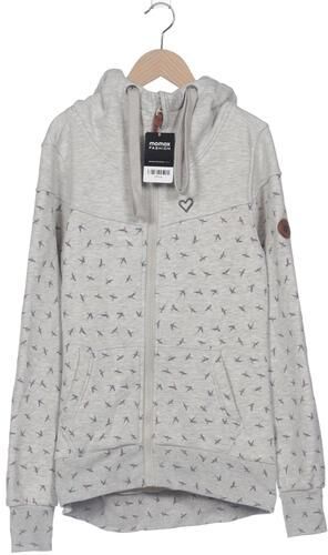 Damen Kapuzenpullover, grau, Gr. M, Synthetik, Baumwolle - Second Hand - Alife & Kickin - Modalova