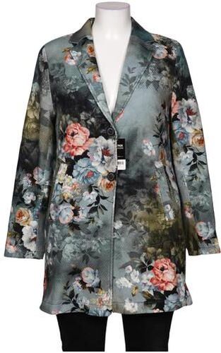 Damen Mantel, blau, Gr. EU 42, Baumwolle, Viskose - Second Hand - AMBER & JUNE - Modalova