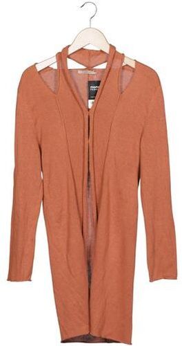 Damen Strickjacke, orange, Gr. M, Leinen, Synthetik, Viskose - Second Hand - Annette Görtz - Modalova