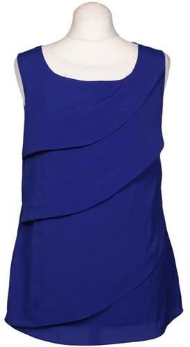 Damen Bluse, blau, Gr. EU 40, Synthetik - Second Hand - Ashley Brooke - Modalova